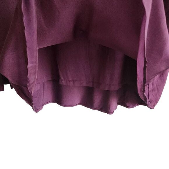 Soft Surroundings Nikkita Sheer Silk Cowl Neck Top Size Large - Picture 5 of 6